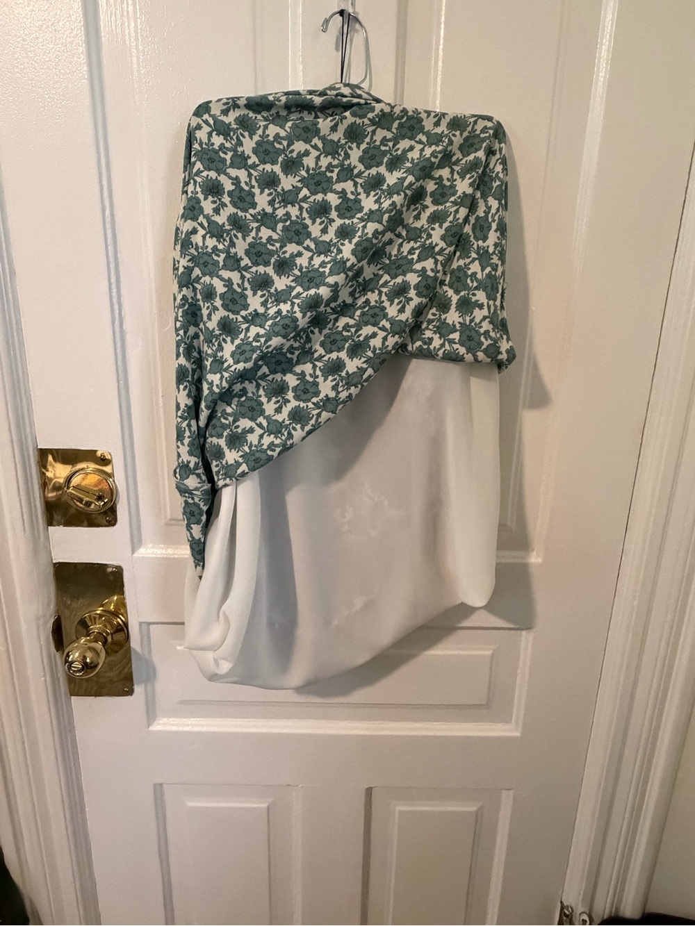 Treasure & Bond Green Floral Midi Skirt - Picture 6 of 6